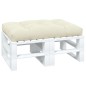 Palettenkissen Creme 120x80x12 cm Stoff Palettenkissen Creme 120x80x12 cm Stoff