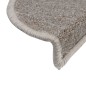 vidaXL 15 Stk. Treppenmatten Taupe 65 x 24 x 4 cm vidaXL 15 Stk. Treppenmatten Taupe 65 x 24 x 4 cm