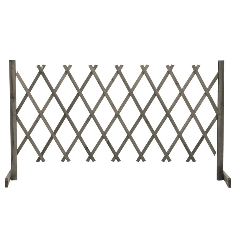 vidaXL Garten-Rankzaun Grau 150x80 cm Massivholz Tanne vidaXL Garten-Rankzaun Grau 150x80 cm Massivholz Tanne
