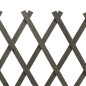 vidaXL Garten-Rankzaun Grau 150x80 cm Massivholz Tanne vidaXL Garten-Rankzaun Grau 150x80 cm Massivholz Tanne