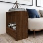 vidaXL Beistelltisch Braun Eichen-Optik 50x26x50 cm Holzwerkstoff vidaXL Beistelltisch Braun Eichen-Optik 50x26x50 cm Holzwerkstoff