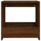 vidaXL Beistelltisch Braun Eichen-Optik 50x26x50 cm Holzwerkstoff vidaXL Beistelltisch Braun Eichen-Optik 50x26x50 cm Holzwerkstoff