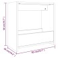 vidaXL Beistelltisch Braun Eichen-Optik 50x26x50 cm Holzwerkstoff vidaXL Beistelltisch Braun Eichen-Optik 50x26x50 cm Holzwerkstoff