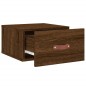 vidaXL Wand-Nachttisch Braun Eichen-Optik 35x35x20 cm vidaXL Wand-Nachttisch Braun Eichen-Optik 35x35x20 cm