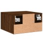 vidaXL Wand-Nachttisch Braun Eichen-Optik 35x35x20 cm vidaXL Wand-Nachttisch Braun Eichen-Optik 35x35x20 cm