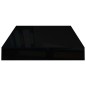 vidaXL Schwebende Wandregale 4 Stk. Hochglanz-Schwarz 40x23x3,8cm MDF vidaXL Schwebende Wandregale 4 Stk. Hochglanz-Schwarz 40x23x3,8cm MDF