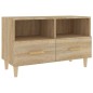 vidaXL TV-Schrank Sonoma-Eiche 80x36x50 cm Holzwerkstoff vidaXL TV-Schrank Sonoma-Eiche 80x36x50 cm Holzwerkstoff