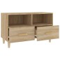 vidaXL TV-Schrank Sonoma-Eiche 80x36x50 cm Holzwerkstoff vidaXL TV-Schrank Sonoma-Eiche 80x36x50 cm Holzwerkstoff