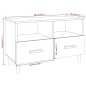 vidaXL TV-Schrank Sonoma-Eiche 80x36x50 cm Holzwerkstoff vidaXL TV-Schrank Sonoma-Eiche 80x36x50 cm Holzwerkstoff
