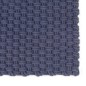 vidaXL Teppich Rechteckig Marineblau 80x160 cm Baumwolle vidaXL Teppich Rechteckig Marineblau 80x160 cm Baumwolle