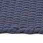 vidaXL Teppich Rechteckig Marineblau 80x160 cm Baumwolle vidaXL Teppich Rechteckig Marineblau 80x160 cm Baumwolle