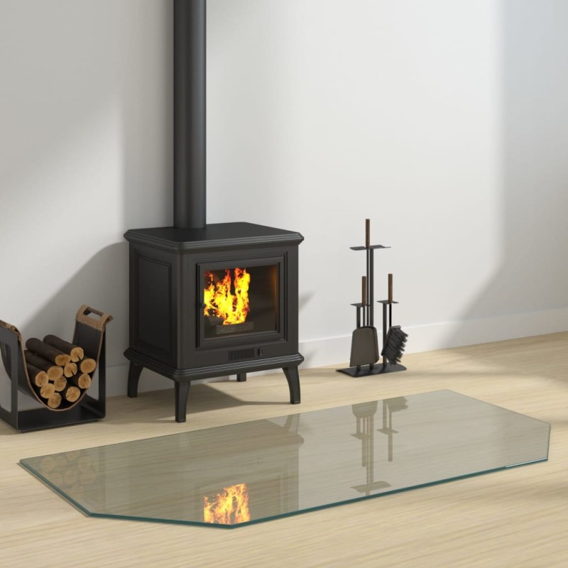 vidaXL Kaminofen Glasplatte Sechseck 120x60 cm vidaXL Kaminofen Glasplatte Sechseck 120x60 cm