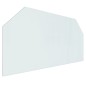 vidaXL Kaminofen Glasplatte Sechseck 120x60 cm vidaXL Kaminofen Glasplatte Sechseck 120x60 cm