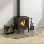vidaXL Kaminofen Glasplatte Sechseck 120x60 cm vidaXL Kaminofen Glasplatte Sechseck 120x60 cm