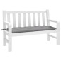 Gartenbank-Auflage Grau 120x50x7 cm Oxford-Gewebe Gartenbank-Auflage Grau 120x50x7 cm Oxford-Gewebe