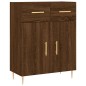 vidaXL Sideboard Braun Eichen-Optik 69,5x34x90 cm Holzwerkstoff vidaXL Sideboard Braun Eichen-Optik 69,5x34x90 cm Holzwerkstoff