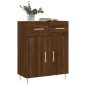 vidaXL Sideboard Braun Eichen-Optik 69,5x34x90 cm Holzwerkstoff vidaXL Sideboard Braun Eichen-Optik 69,5x34x90 cm Holzwerkstoff