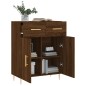 vidaXL Sideboard Braun Eichen-Optik 69,5x34x90 cm Holzwerkstoff vidaXL Sideboard Braun Eichen-Optik 69,5x34x90 cm Holzwerkstoff