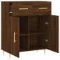 vidaXL Sideboard Braun Eichen-Optik 69,5x34x90 cm Holzwerkstoff vidaXL Sideboard Braun Eichen-Optik 69,5x34x90 cm Holzwerkstoff