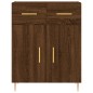 vidaXL Sideboard Braun Eichen-Optik 69,5x34x90 cm Holzwerkstoff vidaXL Sideboard Braun Eichen-Optik 69,5x34x90 cm Holzwerkstoff