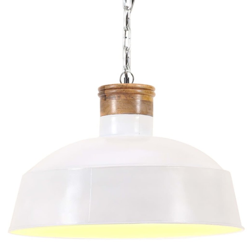 vidaXL Hängelampe Industriestil 58 cm Weiß E27 vidaXL Hängelampe Industriestil 58 cm Weiß E27