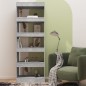 vidaXL Bücherregal/Raumteiler Betongrau 60x30x166 cm Holzwerkstoff vidaXL Bücherregal/Raumteiler Betongrau 60x30x166 cm Holzwerkstoff