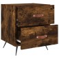 vidaXL Nachttisch Räuchereiche 40x35x47,5 cm Holzwerkstoff vidaXL Nachttisch Räuchereiche 40x35x47,5 cm Holzwerkstoff