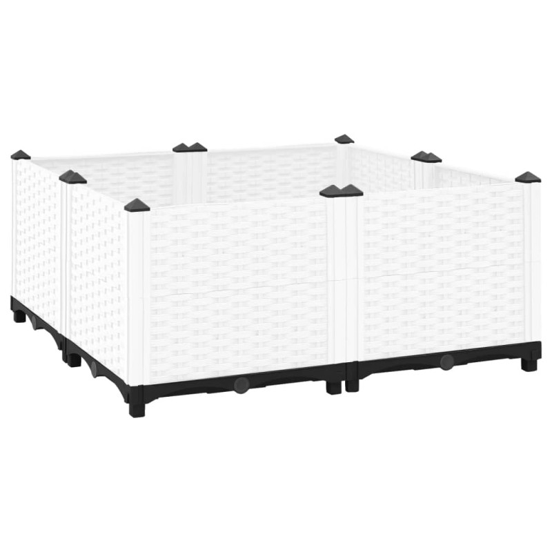 vidaXL Hochbeet 80x80x38 cm Polypropylen vidaXL Hochbeet 80x80x38 cm Polypropylen