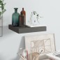 vidaXL Schweberegal Hochglanz-Grau 23x23,5x3,8 cm MDF vidaXL Schweberegal Hochglanz-Grau 23x23,5x3,8 cm MDF