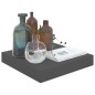 vidaXL Schweberegal Hochglanz-Grau 23x23,5x3,8 cm MDF vidaXL Schweberegal Hochglanz-Grau 23x23,5x3,8 cm MDF