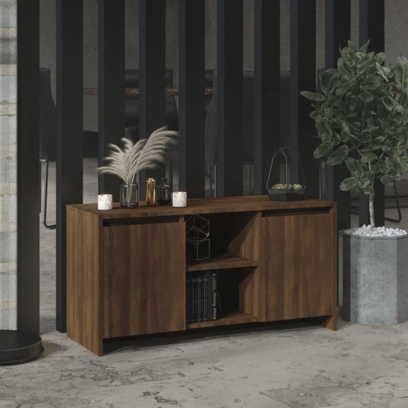 vidaXL TV-Schrank Braun Eiche-Optik 102x37,5x52,5 cm Holzwerkstoff vidaXL TV-Schrank Braun Eiche-Optik 102x37,5x52,5 cm Holzwerkstoff