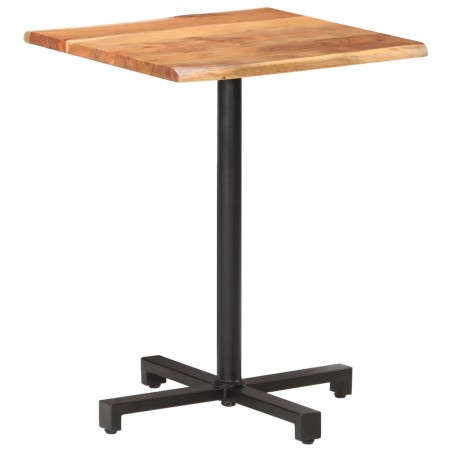 vidaXL Bistrotisch mit Baumkanten 60x60x75 cm Akazie Massivholz