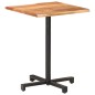 vidaXL Bistrotisch mit Baumkanten 60x60x75 cm Akazie Massivholz vidaXL Bistrotisch mit Baumkanten 60x60x75 cm Akazie Massivholz