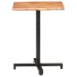 vidaXL Bistrotisch mit Baumkanten 60x60x75 cm Akazie Massivholz vidaXL Bistrotisch mit Baumkanten 60x60x75 cm Akazie Massivholz