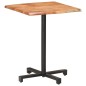 vidaXL Bistrotisch mit Baumkanten 60x60x75 cm Akazie Massivholz vidaXL Bistrotisch mit Baumkanten 60x60x75 cm Akazie Massivholz