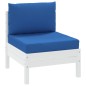 Palettenkissen 2-tlg. Blau Oxford-Gewebe Palettenkissen 2-tlg. Blau Oxford-Gewebe