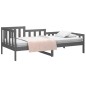 vidaXL Tagesbett Grau 90x190 cm Massivholz Kiefer vidaXL Tagesbett Grau 90x190 cm Massivholz Kiefer