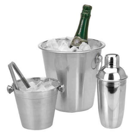Excellent Houseware 4-tlg. Bar-Set Edelstahl 