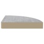 vidaXL Eck-Wandregal 4 Stk. Betongrau 35x35x3,8 cm MDF vidaXL Eck-Wandregal 4 Stk. Betongrau 35x35x3,8 cm MDF