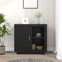 vidaXL Sideboard Schwarz 80x40x75 cm