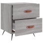 vidaXL Nachttisch Grau Sonoma 40x35x47,5 cm Holzwerkstoff vidaXL Nachttisch Grau Sonoma 40x35x47,5 cm Holzwerkstoff