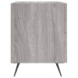 vidaXL Nachttisch Grau Sonoma 40x35x47,5 cm Holzwerkstoff vidaXL Nachttisch Grau Sonoma 40x35x47,5 cm Holzwerkstoff