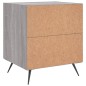 vidaXL Nachttisch Grau Sonoma 40x35x47,5 cm Holzwerkstoff vidaXL Nachttisch Grau Sonoma 40x35x47,5 cm Holzwerkstoff