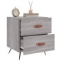 vidaXL Nachttisch Grau Sonoma 40x35x47,5 cm Holzwerkstoff vidaXL Nachttisch Grau Sonoma 40x35x47,5 cm Holzwerkstoff
