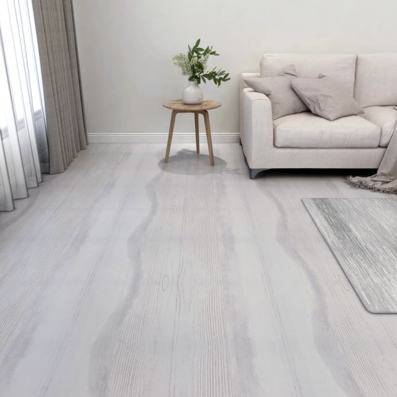 vidaXL PVC-Fliesen Selbstklebend 55 Stk. 5,11 m² Hellgrau vidaXL PVC-Fliesen Selbstklebend 55 Stk. 5,11 m² Hellgrau