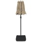 vidaXL Doppelsonnenschirm mit LEDs Taupe 316x240 cm vidaXL Doppelsonnenschirm mit LEDs Taupe 316x240 cm