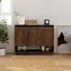 vidaXL Sideboard Braun Eichen-Optik 97x31x75 cm Holzwerkstoff
