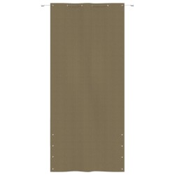 vidaXL Balkon-Sichtschutz Taupe 120x240 cm Oxford-Gewebe