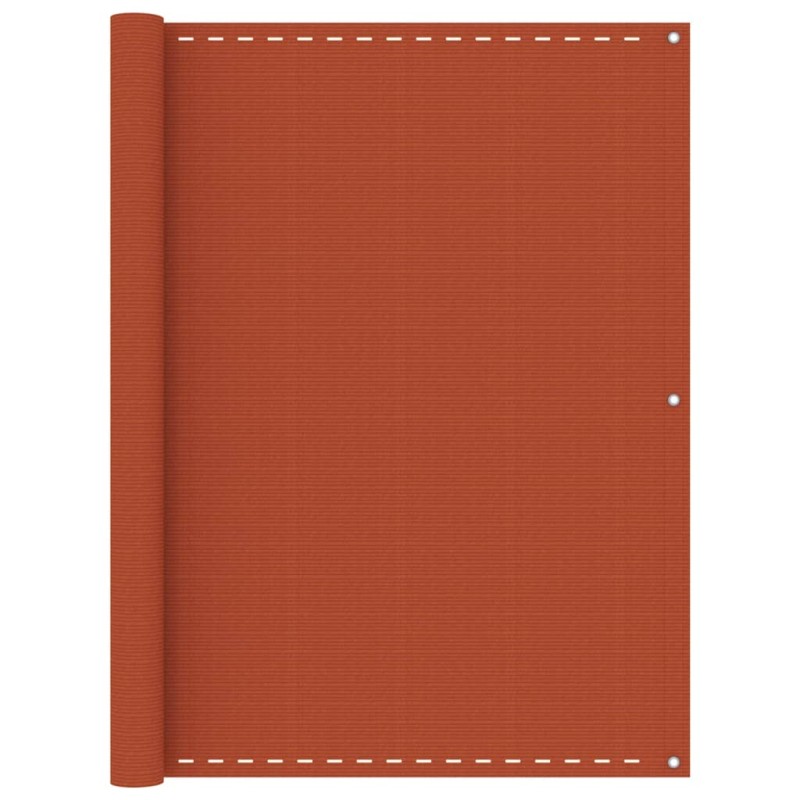 vidaXL Balkon-Sichtschutz Orange 120x400 cm HDPE vidaXL Balkon-Sichtschutz Orange 120x400 cm HDPE