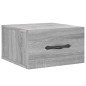 vidaXL Wand-Nachttisch Grau Sonoma 35x35x20 cm vidaXL Wand-Nachttisch Grau Sonoma 35x35x20 cm